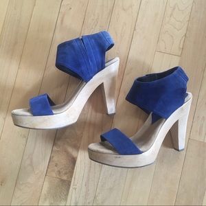 Suede Loeffler Randall heels